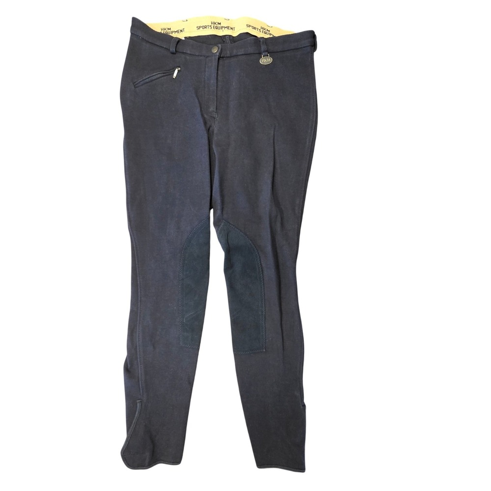 HKM Sports Equipment Womens 28 Full Seat Riding Breeches Black Equestrian Pants